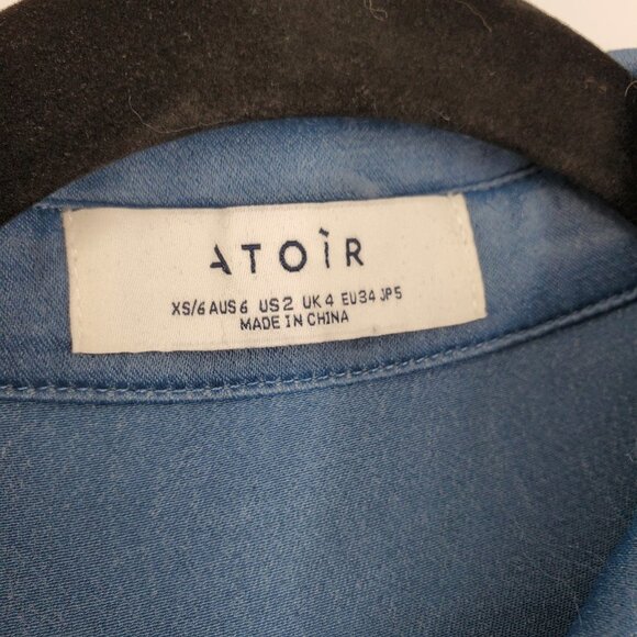 Atoir Shimmering Blue Mini Dress - Picture 7 of 10